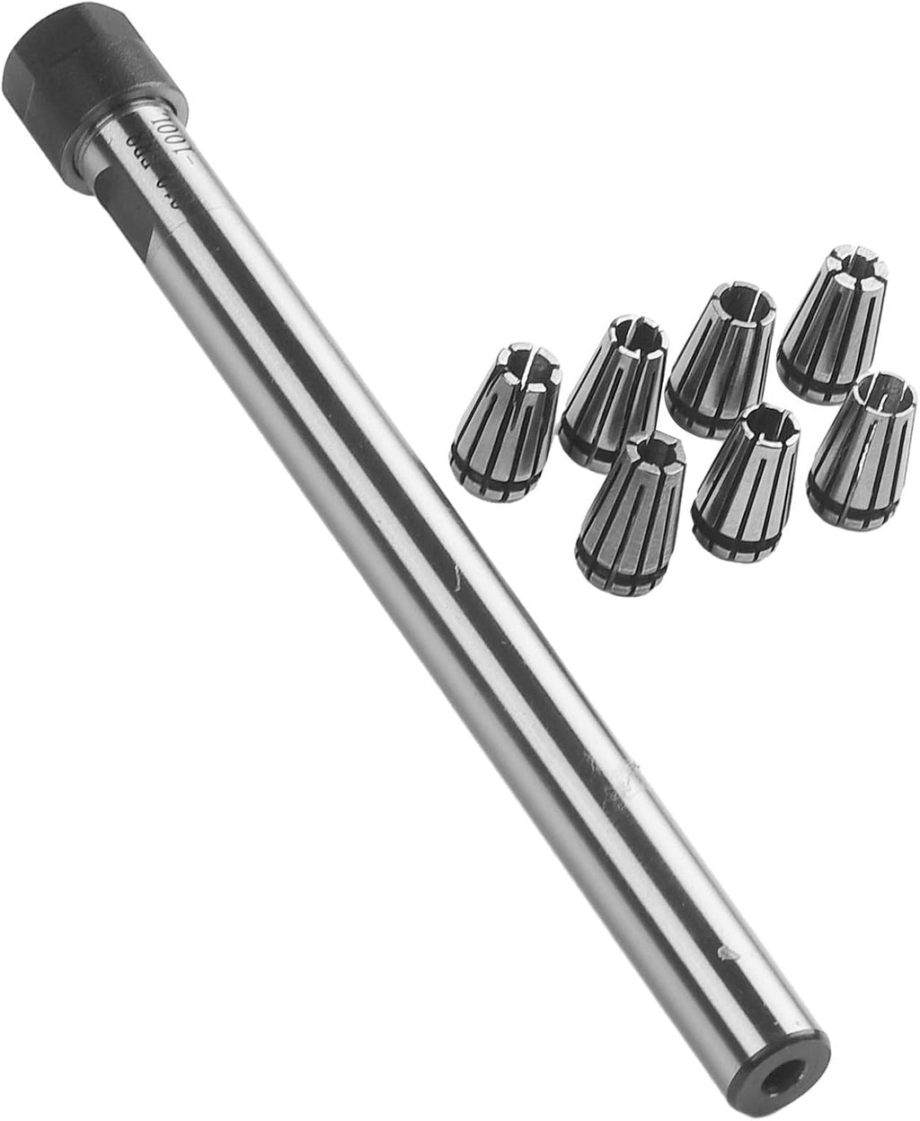 ER8 Collet Chuck Set C10 100L Straight Shank Holder With 7Pcs 2Mm To 5Mm Spring Collets For CNC Lathe Milling Drilling Machine