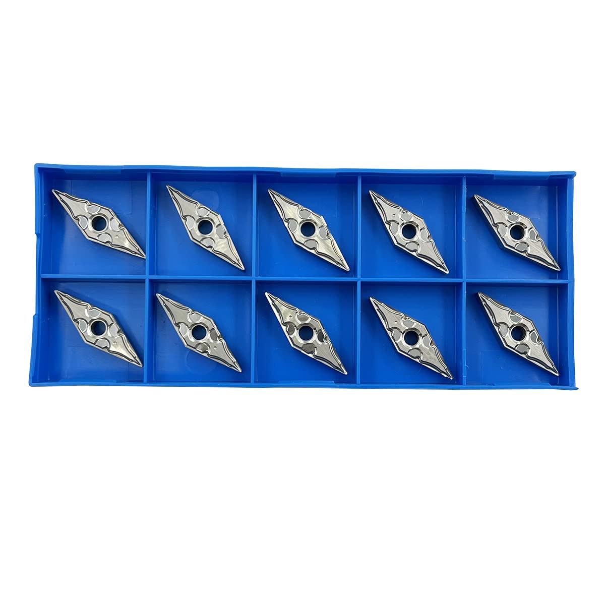 10pcs VNMG160404-HA H01/VNMG331-HA H01 Carbide Aluminum Inserts for Turning Carbide Aluminum Inserts Cutting, Carbide Inserts can Process, Aluminum Alloy, die-cast Aluminum, Wood