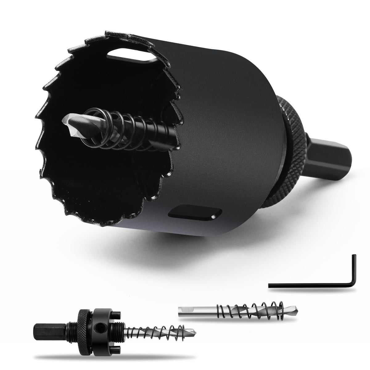 2-1/8" | 53mm Hole Saws with Heavy Duty Arbor HSS Bi-Metal Hole Cutter