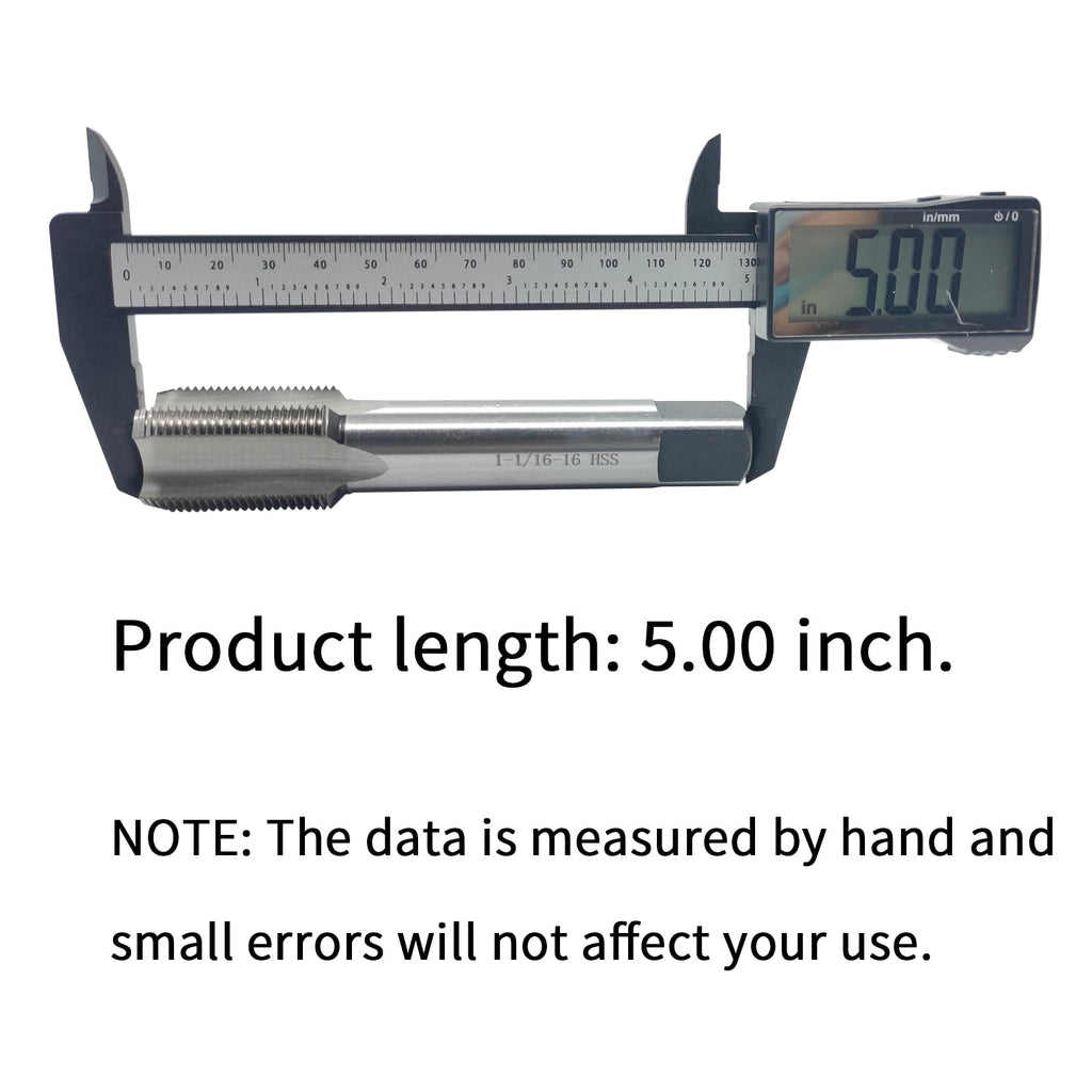 1-1/16"-16 Tap, UN, Right Hand, Straight Flute, 4 Flute