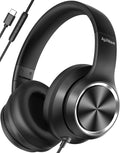Active Noise Cancelling Headphones, USB C Headphone Wired Over Ear with Mic | USB C Headphones, Hi-Fi Stereo Sound
