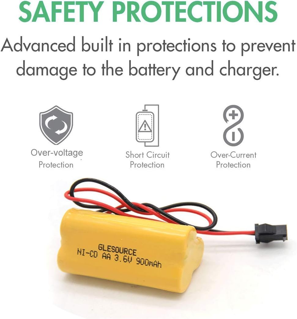3.6V 900mAh Emergency/Exit Light Battery Compatible for Lithonia ELB B001 ELBB001 ELB-B001 Lithonia EU2C M6 LED Emergency Light Interstate ANIC1566 Unitech 0253799(2 Pack)