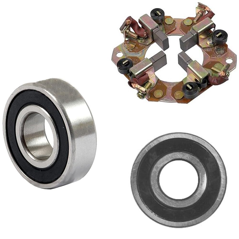 Brush Holder Brushes & Bearings Replacement for Hitachi Starter Generator Golf Cart