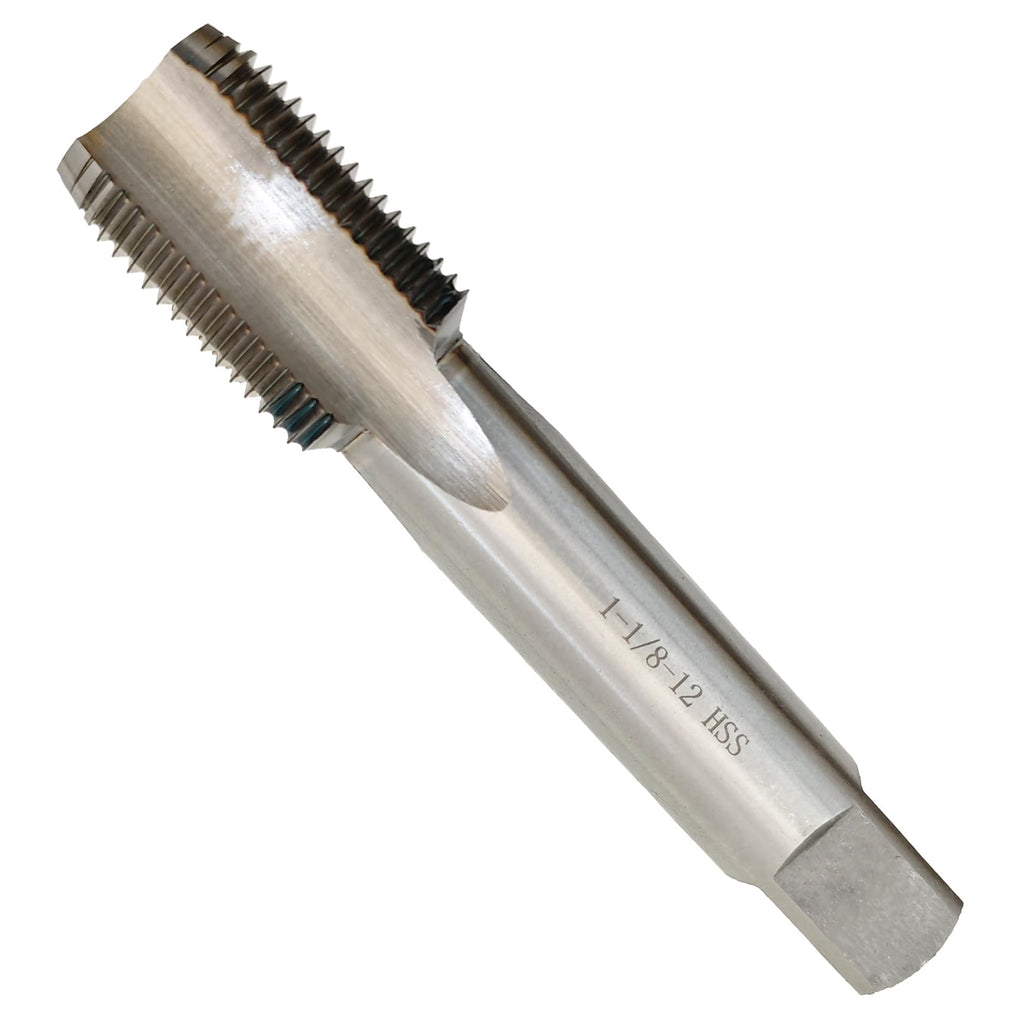 1-1/8"-12 Tap, Right Hand, UNF, Straight Flute, 4 Flute