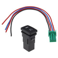 ECSiNG 1PC Car Front Fog Light Switch Wiring 4 Wire LED Yellow Light Compatible with Toyota Compatible with Corolla DC 12V Pushbutton Switch