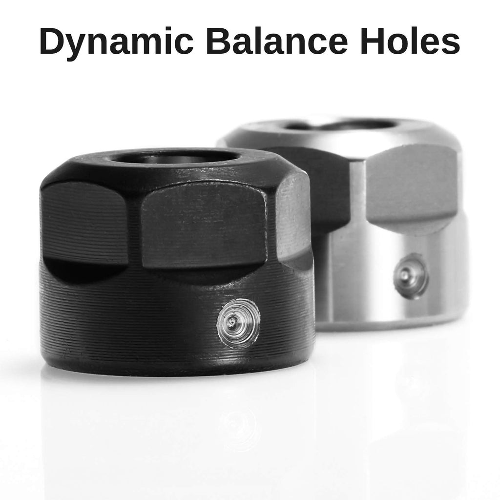 Genmitsu 4pcs ER11-A Collet Clamping Nut With Dynamic Balance Holes for CNC Milling Chuck Holder Lathe