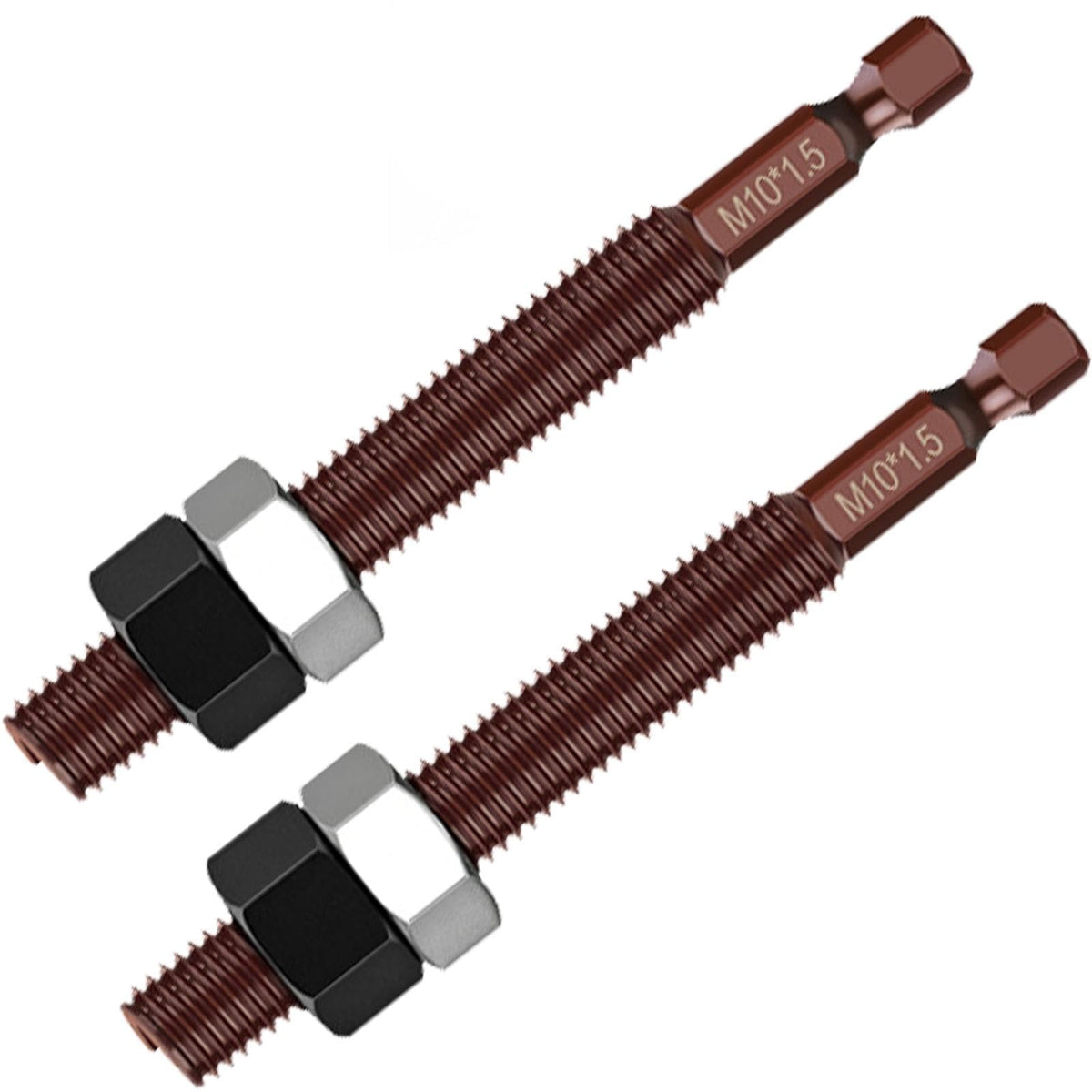 Hankewudi 2 Pcs M10x1.5 Thread Repair Tool Compatible Power Drill