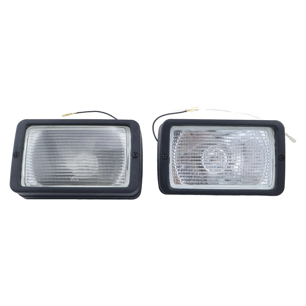 TCINDRR 12V (LH+RH) Front & Rear Working Light Set w/Bulb 700/31800 Compatible with JCB Backhoe 3C 3CX 3D 3DX 214 215 216 1400B 1550B 1600B