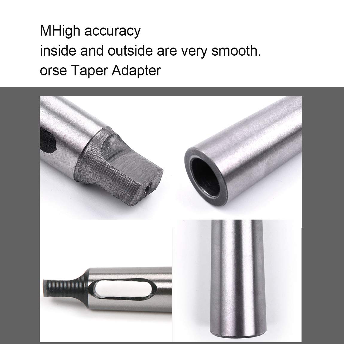 ATOPLEE 3pcs Morse Taper Drill Sleeve Reducing Adapter for Lathe Milling,MT2 to MT1,MT3 to MT2,MT4 to MT3