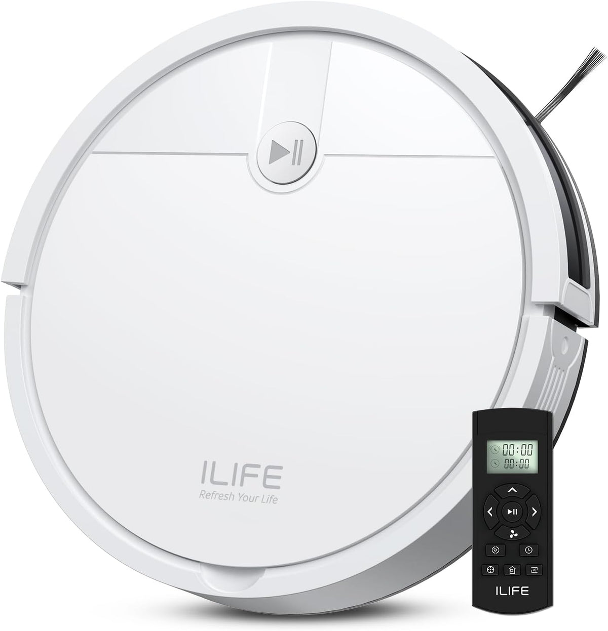 V2 Robot Vacuum Cleaner, Tangle-Free Suction | 120 Mins Runtime, Slim, Self-Charging Robotic Vacuum Cleaner, Ideal