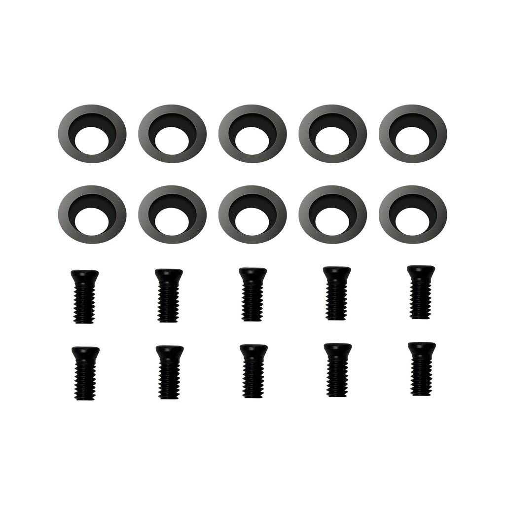 10Pcs 8.9mm Round Carbide Inserts, Indexable Replacement Cutters Inserts