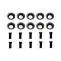 10Pcs 8.9mm Round Carbide Inserts, Indexable Replacement Cutters Inserts