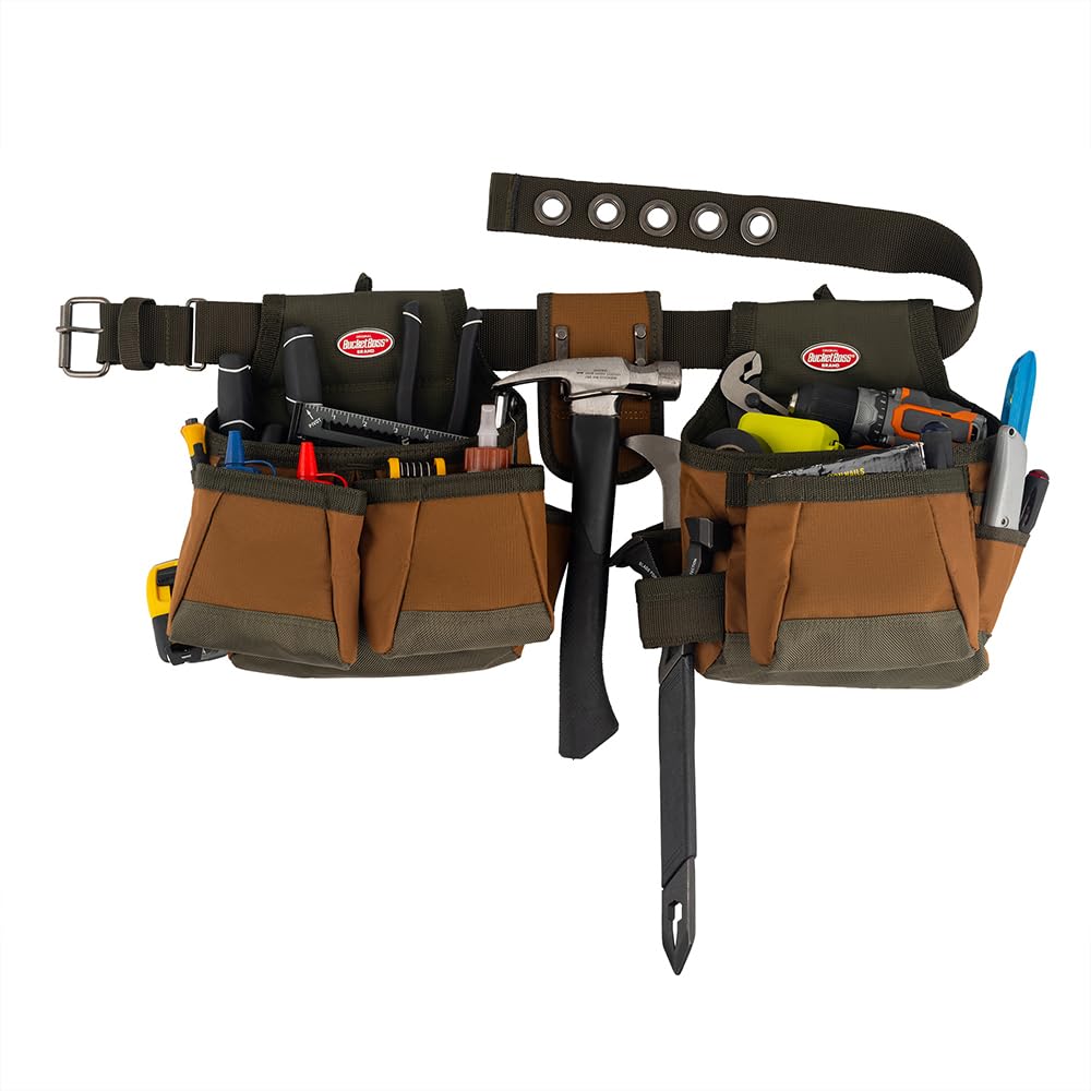 50200 Two Bag Tool Belt in Brown