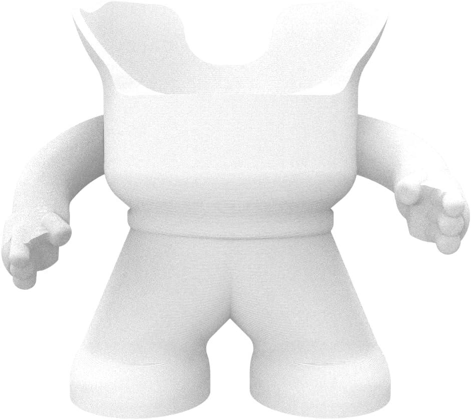 Alexa Smart Speaker Echo Dot 4th or 5th Gen Desktop Stand Stand - Amazon- Mr. Bill (White)