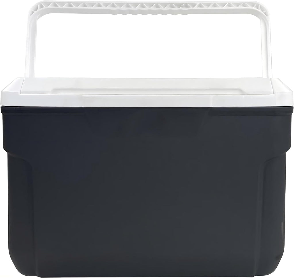10QT Hard-Sided Insulated Cooler Gray Stores 14 Cans, Compact Leak Resistant Ice Chest, Lightweight Portable Cooler