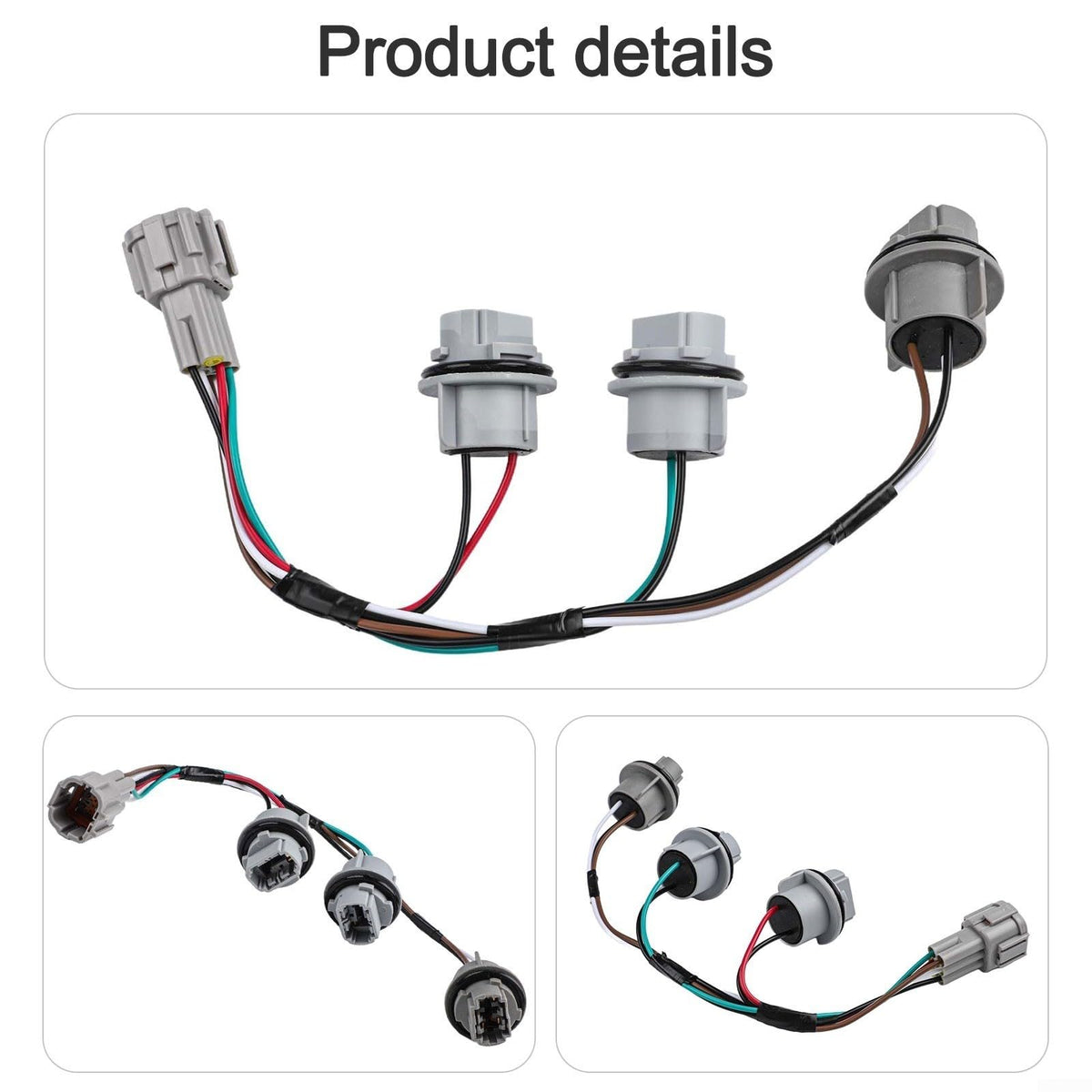 Noteflora Tail Light Lamp Wiring Harness 26551-3S500 Rear Tail Light Wiring Harness Fit For Nissan For Frontier 1998-2002 Rear Left Right Wire