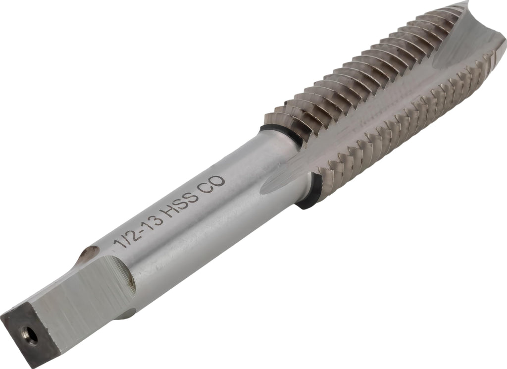 CME Cobalt Spiral Point Plug Taps, 1/2"-13 UNC, H3, 3 Fl, 5 pcs