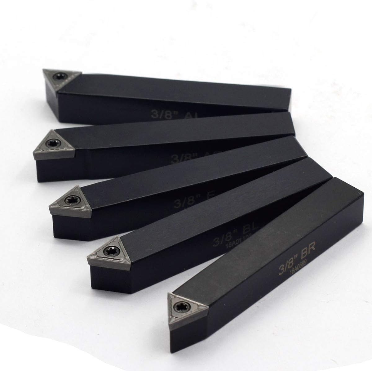 OSCARBIDE 3/8" Mini Indexable Lathe Turning Tool Holder 5-Piece