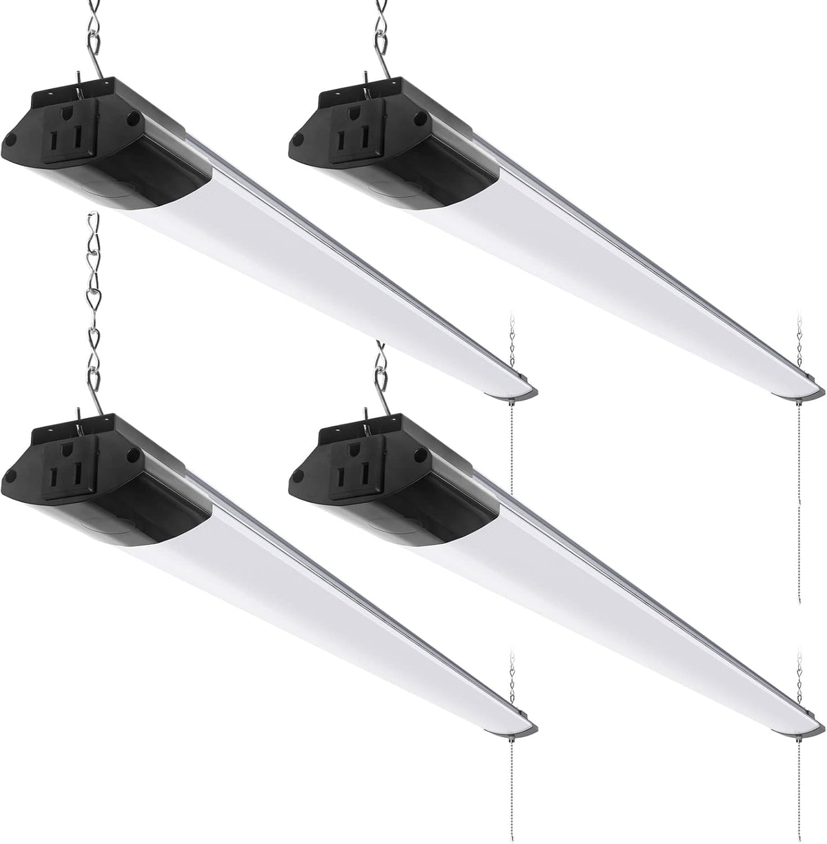 Barrina BS84 LED Shop Lights 4FT for Workshop, 84W 10000LM 5000K, 4 Packs