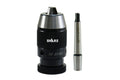 Shars 1/32-1/2" Heavy Duty Keyless Drill Chuck & MT1 JT2 Arbor Shank [6