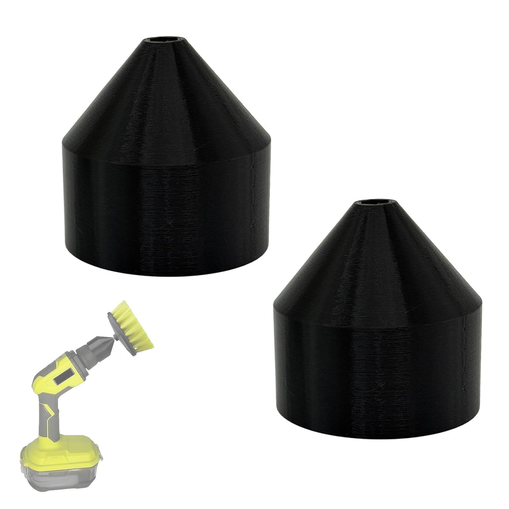 2pcs Triangle to Hex Bit Adapter for Ryobi Power Scrubbers Clean Attachment