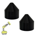 2pcs Triangle to Hex Bit Adapter for Ryobi Power Scrubbers Clean Attachment
