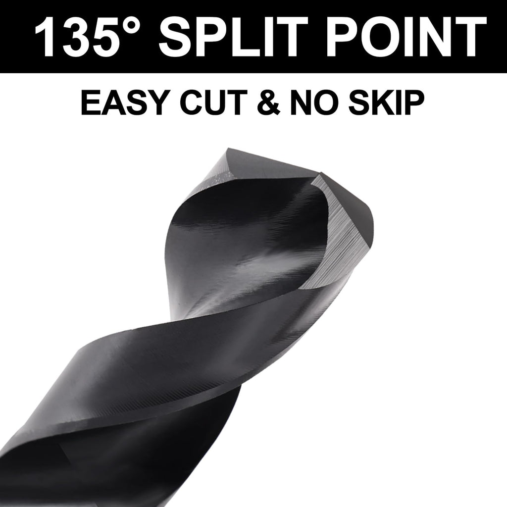 Sinyeenglon 13/16 Cobalt Drill Bit for Metal and Hardened Steel