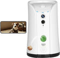 Dog Camera Treat Dispenser, WiFi Remote Pet Camera with Two-Way Audio and Night Vision, Compatible with Alexa