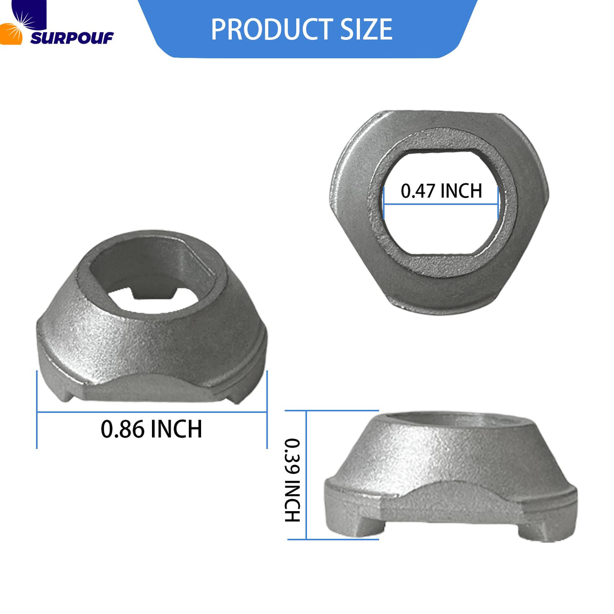 SURPOUF 152498-00 Clutches Replacement Part (4Pcs) Fits For DW255AR 686910436292