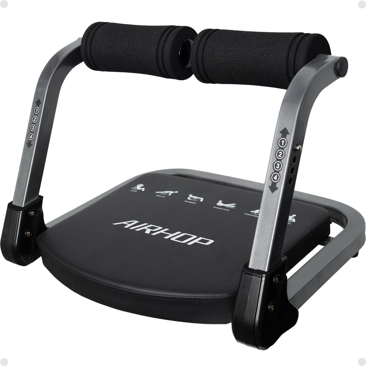 Ab Machine 4-Speed Auto Rebound Sit Up Abdominal Trainer Home Gym