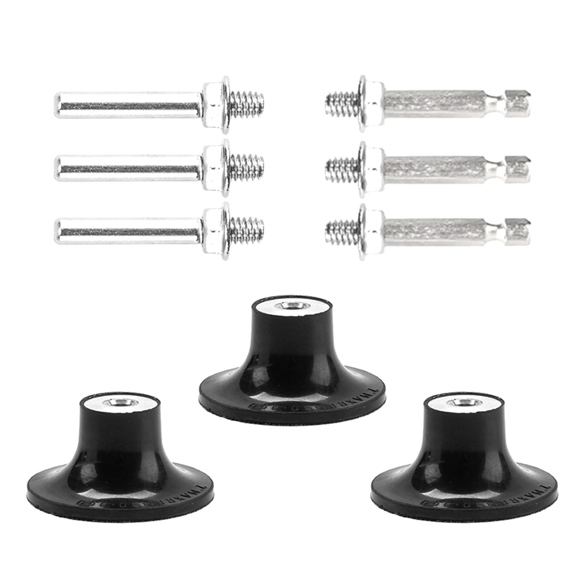 HOMO FABER 2 Inch Roll Lock Disc Pad Holder, Quick Change Adapter 3 Pack