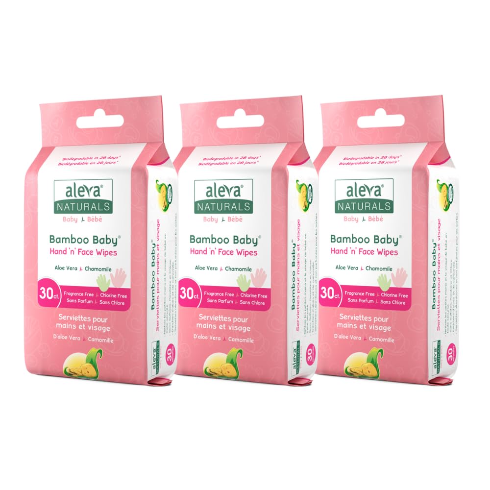 Hand and Face Wipes for Kids, Wet Wipes for Face, Hands and Body, Natural and Organic, Extra Strong and Ultra Soft
