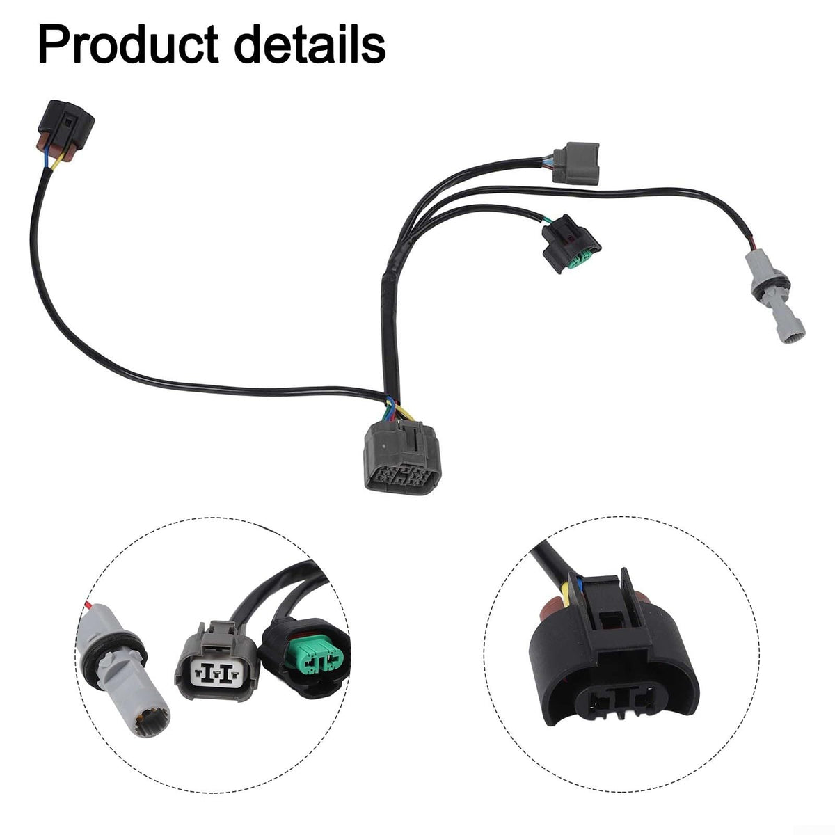 For Mazda 3 Headlight Wiring Harness Compatible With 2014-2018 Models Black ABS Replacement OE BHN1-51-0K6A Easy Install