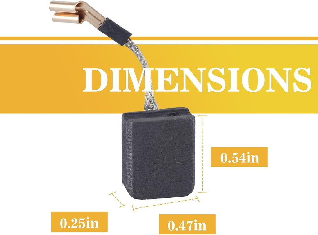 20 Pack N257540 Replacement Electric Motor Carbon Brushes Compatible with Dewalt Angle Grinder DWE402 DWE4214