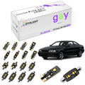 ZIYOLIGHT - PL3623A Replacement for Volvo C70 Coupe 1997-2002 LED Interior Light kit Accessories Package, 6000K White Dome Light Bulbs Upgrade (15 Bulbs)