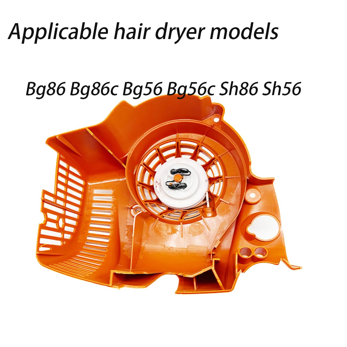 Recoil Starter Assembly Blower Replacement, Compatible with BG56, BG56c, BG86, BG86c, SH86, SH56, SH56c GFJZN