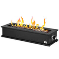 Loom X Gas Fire Pit Table, 28" Rectangular Tabletop Fireplace