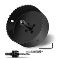 4.52" 丨115mm Hole Saws with Heavy Duty Arbor HSS Bi-Metal Hole Cutter