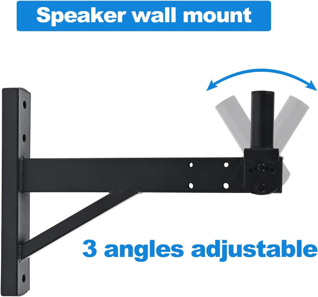 Speaker Wall Mount, Tilt, Holds up to 100lbs, 2 Packs | Heavy Duty Wall Speaker Mount bracket for Professional Audio