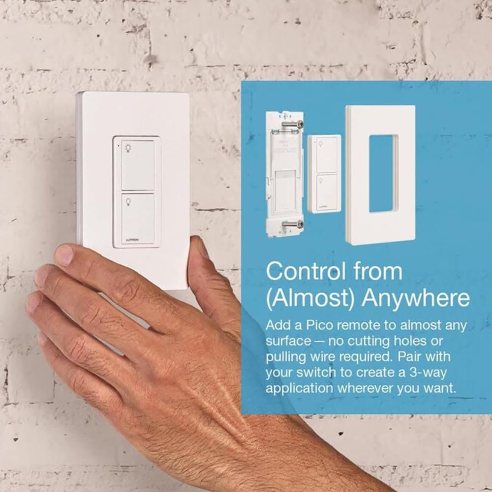 Caseta 3-Way Smart Switch Kit; Switch, Wireless Remote & More