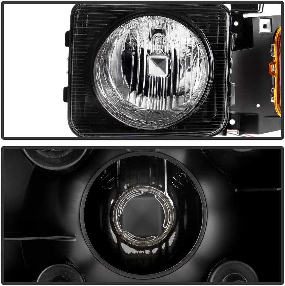 ACANII - For 2006 2007 2008 2009 2010 Hummer H3 09-10 H3T Factory Headlights Headlamps Replacement Pair Set Left+Right
