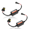 ZBGUN 2 PCS H13/9008 Car LED Bulb CANBUS Decoder, Multifunction IP67 Waterproof Plug Play Radio Interference Decoder Resistor, Fault Elimination Repair Accessories, Suitable for Most Models (Black)