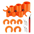 12 Pcs Depth Gauge and Pipe Deburring Tool for Copper, PVC, PEX, PPR, CPVC