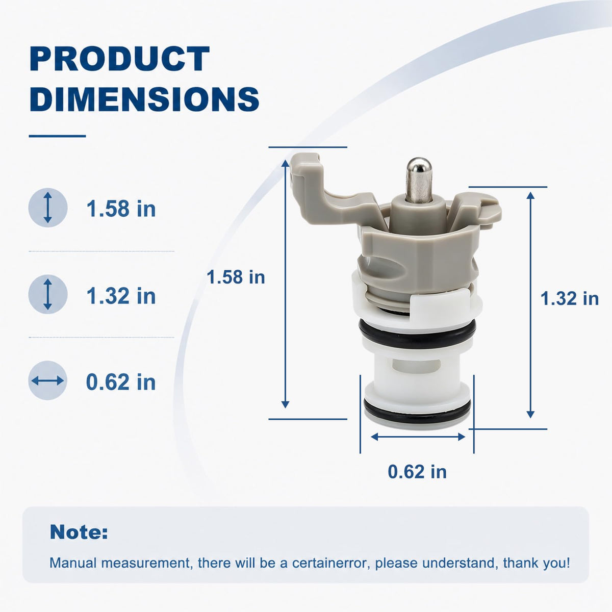yrjns 2 Pack 647956-00 Trigger Valve Assembly for Porter Cable N566148 DA250C FN250C 641011-00 647620-00 Compatible with D51238 D51256 D51275 D51276 D51321 D51430