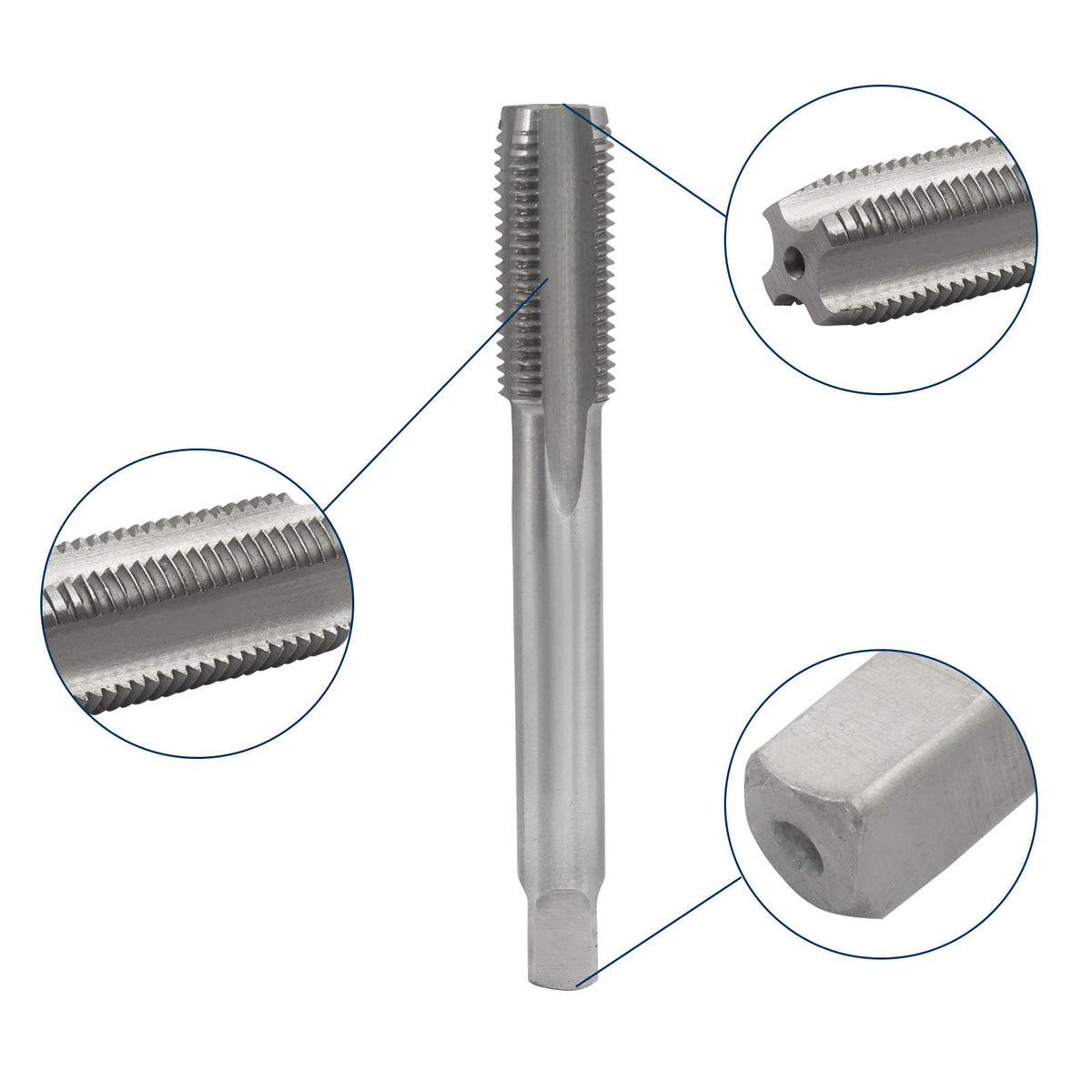 Hordion M12 X 1.25 Metric Tap and Die Set, M12 X 1.25mm Machine Tap Die Set