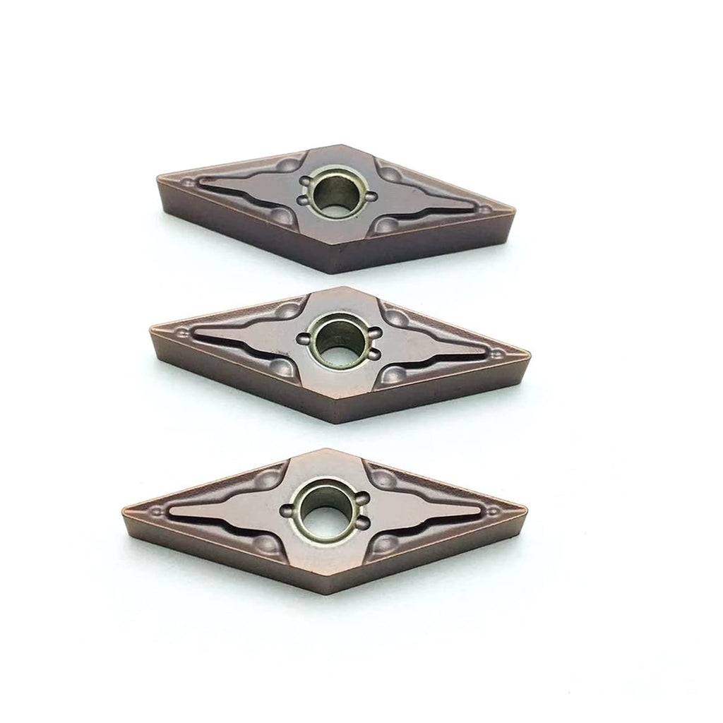 Carbide Tool Carbide Insert VNMG160404 VNMG160408 MA VP15TF UE6020 Original Metal Lathe Tool CNC Machine Tool Parts Lathe Tool (Size : VNMG160404 MA US735, Color : 10PCS(1box))