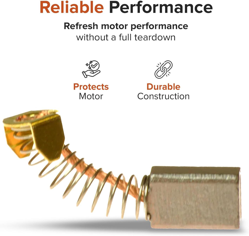 Replacement Motor Brush Set for Merits, Jazzy, Jet & Pride Scooters and Power Chairs (Set of 2)