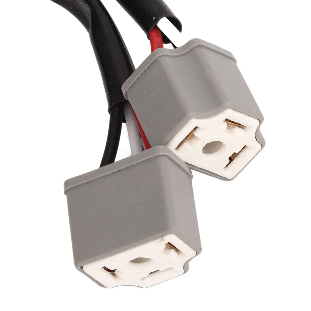 Cunyuer 2 PCS 9003 H4 Headlights Wiring Harness Adapters, 2 Way Headlight Splitter Wire for Truck Pickup, Male to Female