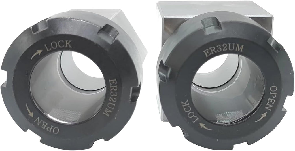 ER-32 Collet Block, Square and Hex Collet Chuck Block Set