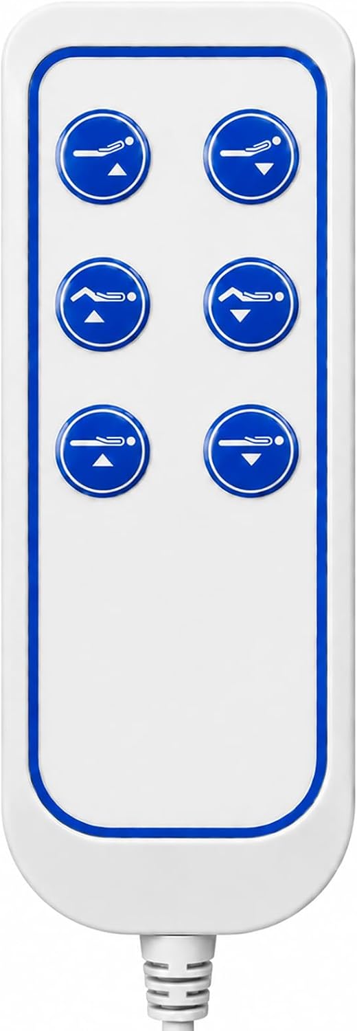 Replacement Hand Control Pendant #11011474 for Joerns Bed EC3, EC5, EC7, Care 100, U770, B330,B530, Care 100, No Staff Control, PAN1000 (Beds Built Before Jan 2013)